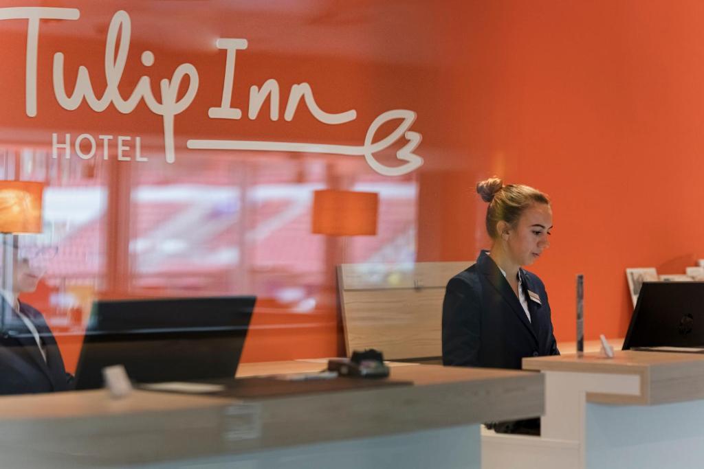 Tulip Inn Hotel Düsseldorf Arena - 2 Minuten Fußweg zur Messe - Resim 23