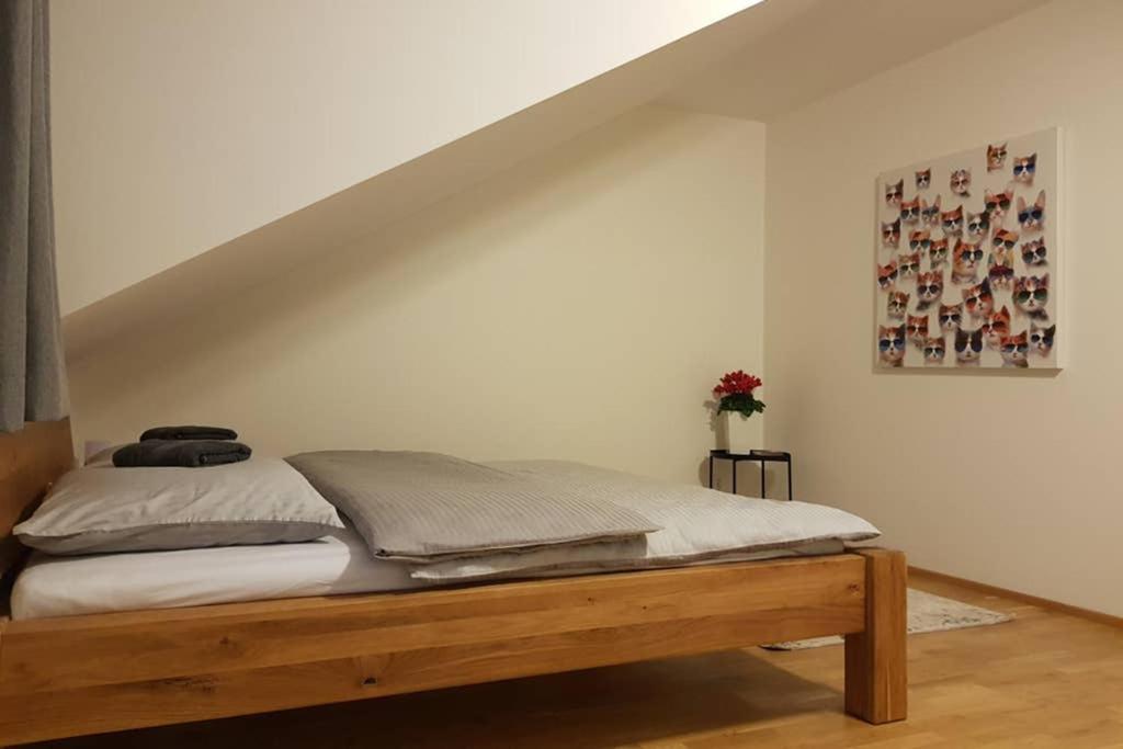 Postel nebo postele na pokoji v ubytování Veritas House