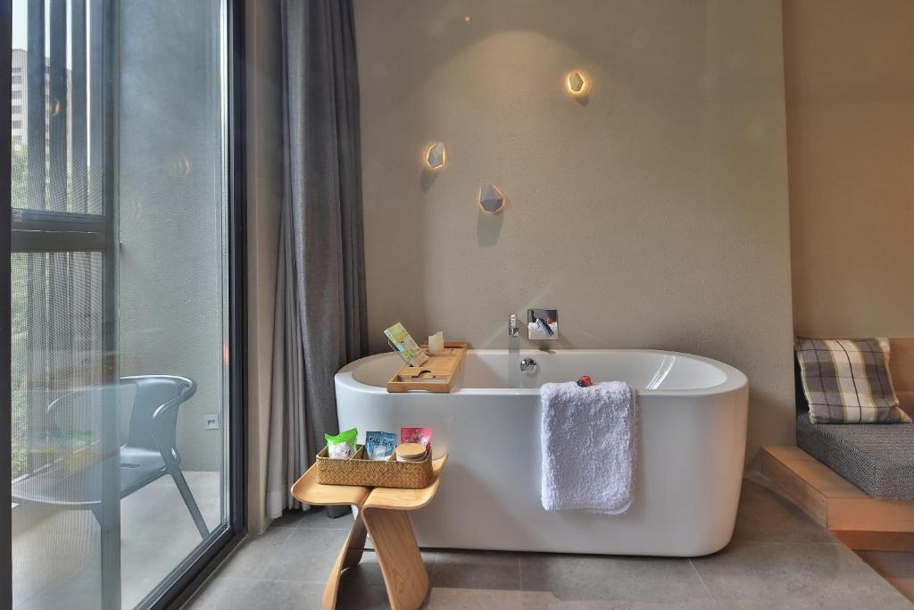 Istumisnurk majutusasutuses EBO Hotel Hangzhou Wulin - 5 mins drive to the West Lake