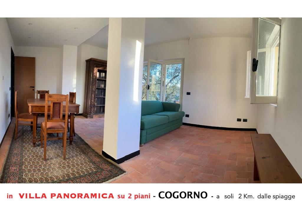 Część wypoczynkowa w obiekcie Appartamento A in villa con vista panoramica