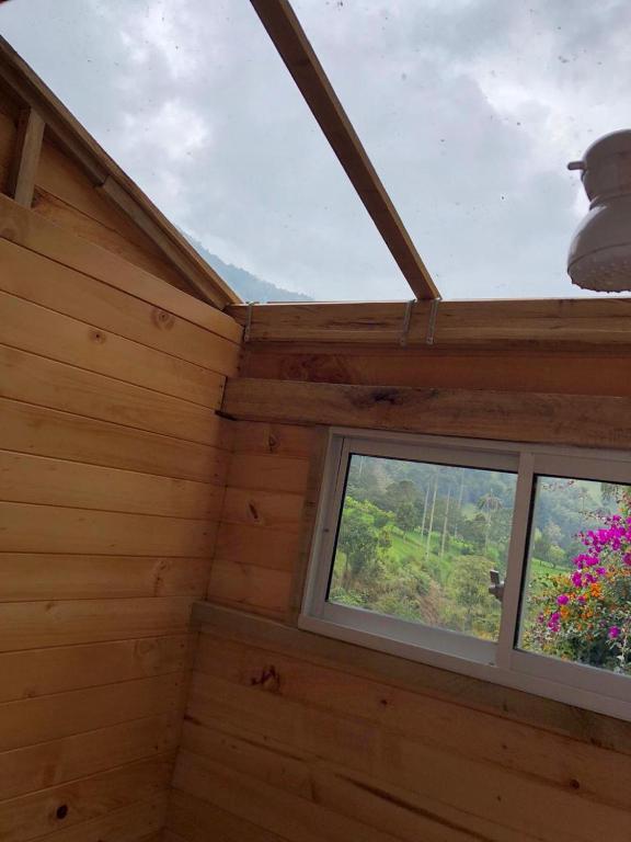 Zahrada ubytování Cabañas Valle del Cocora La Truchera