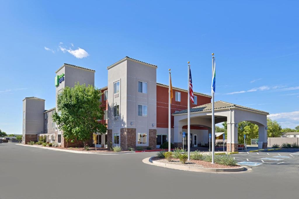 a rendering of the front of a hotel at Holiday Inn Express Albuquerque N - Bernalillo, an IHG Hotel in Bernalillo