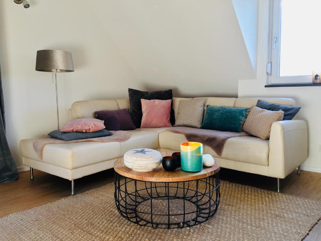 Posezení v ubytování Apartment Urlaubsrausch am Möhnesee