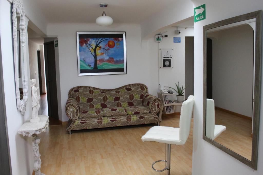 Posezení v ubytování Hospedaje Sary House