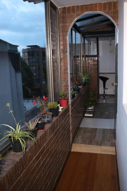 Balkón nebo terasa v ubytování Hospedaje Sary House