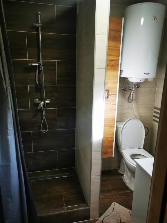 Kúpeľňa v ubytovaní Ostoja Stacze