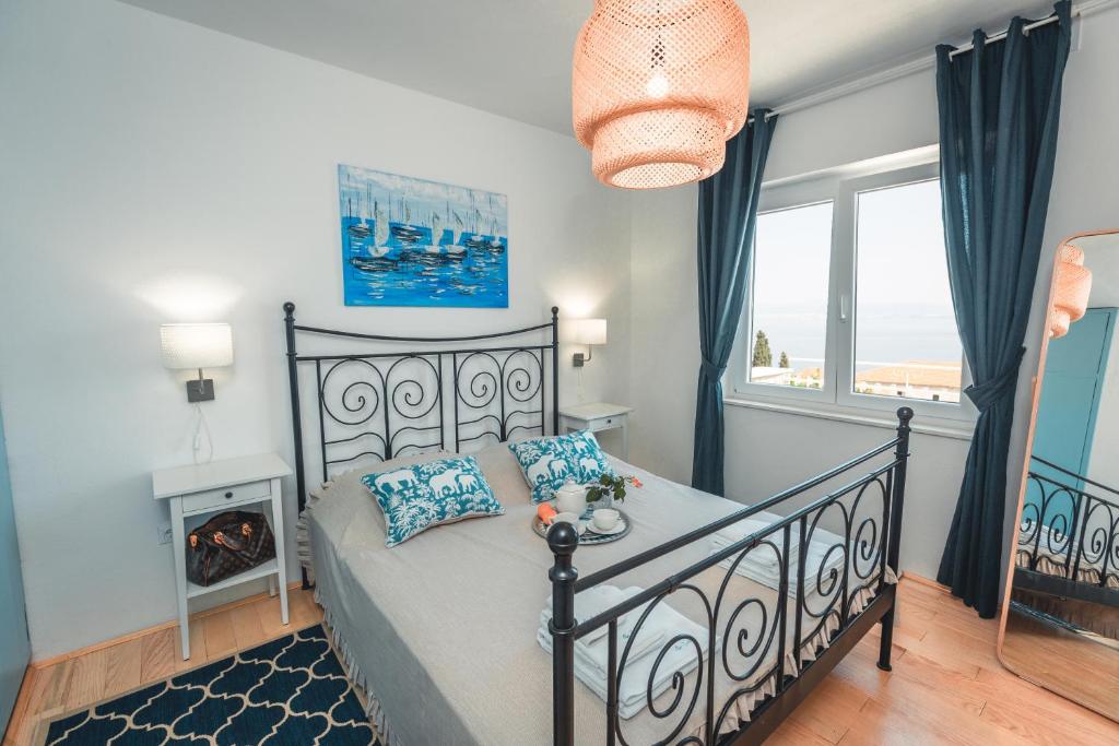 Postel nebo postele na pokoji v ubytování Villa Cicibella