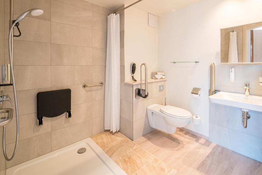Koupelna v ubytování Best Western Hotel Schlossmühle Quedlinburg
