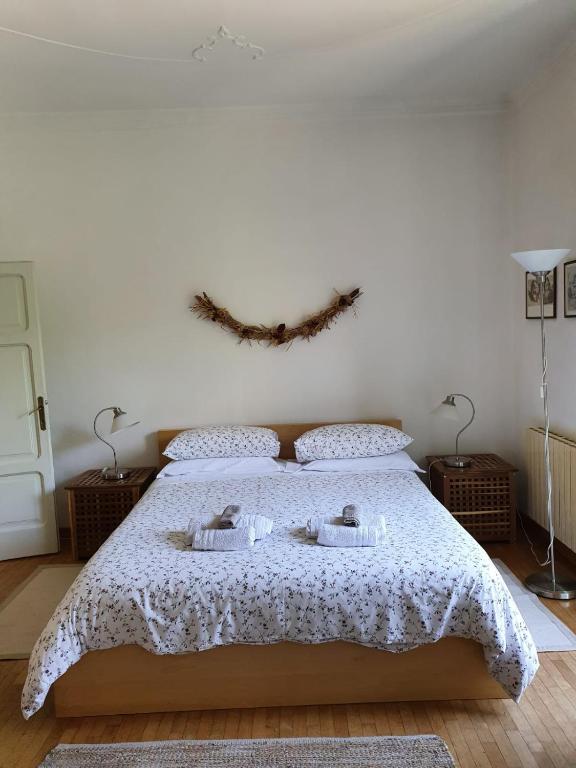 Postel nebo postele na pokoji v ubytování B&B I Ghiri