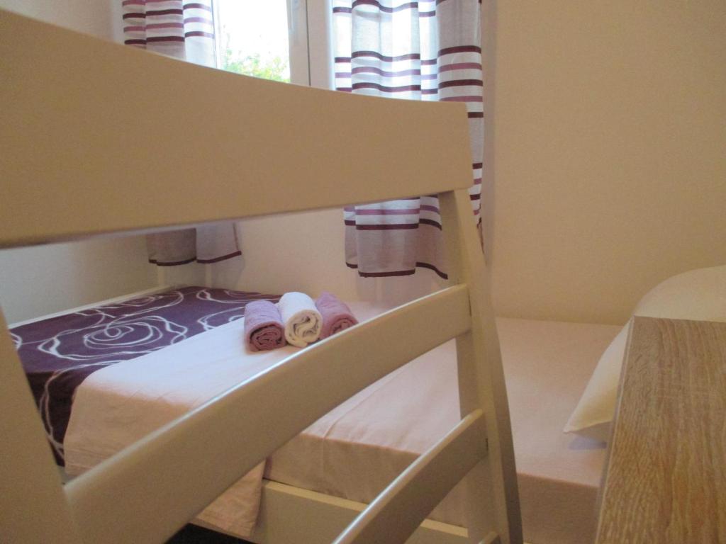 Posteľ alebo postele v izbe v ubytovaní Apartment near center,beach,bus +free parking
