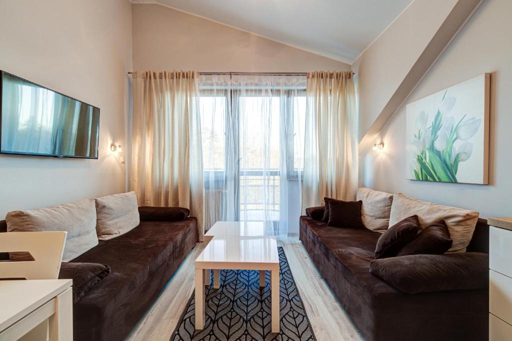 Posezení v ubytování Apartamenty Zdrojowa