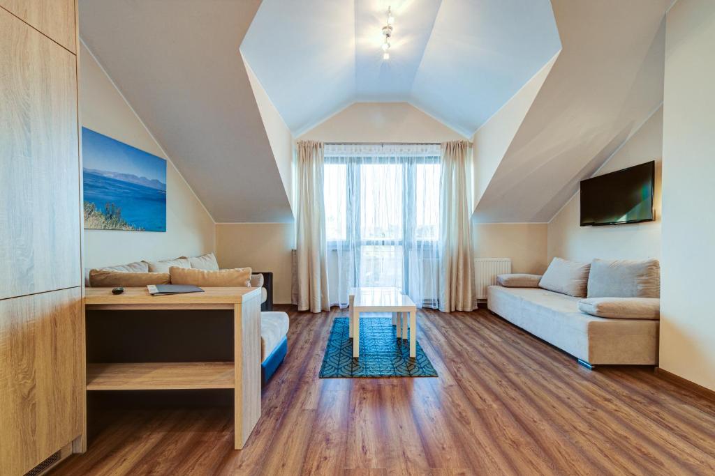 Posezení v ubytování Apartamenty Zdrojowa