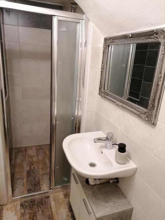Koupelna v ubytování Apartment B B B