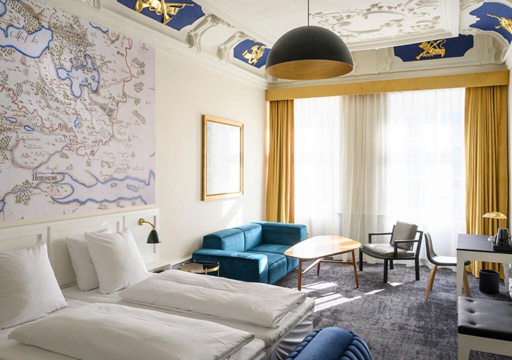 Posezení v ubytování Jørgensens Hotel