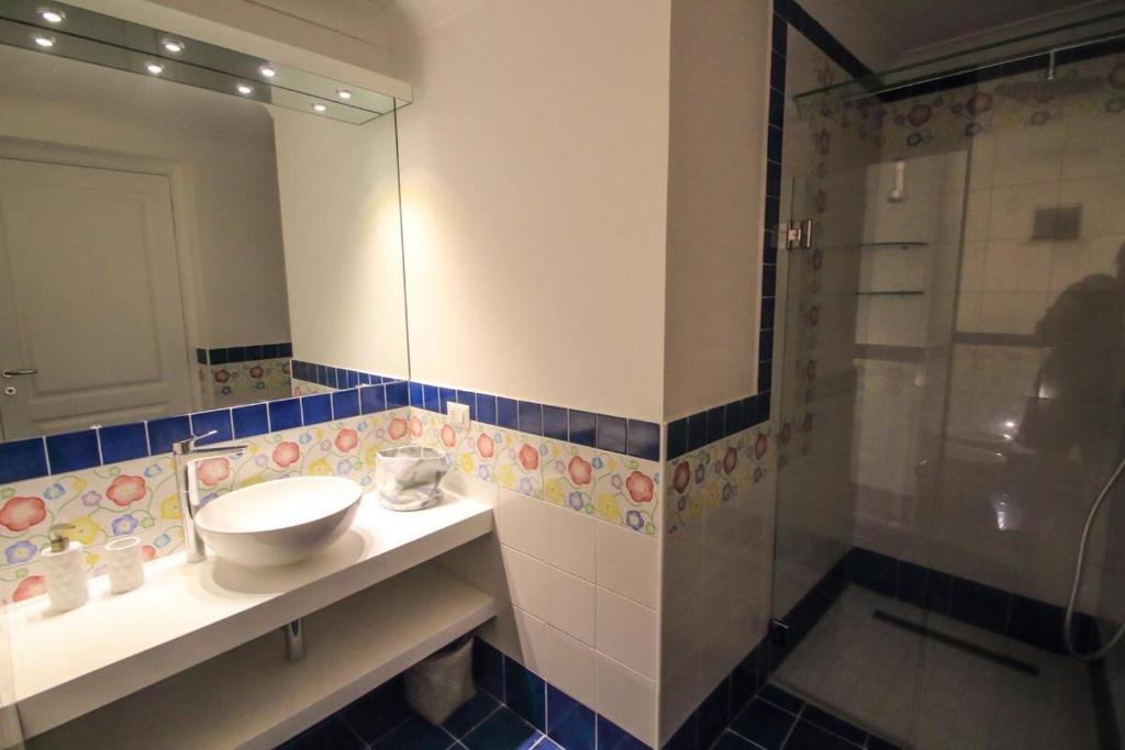 Koupelna v ubytování Casa Pesce
