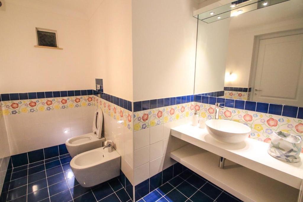 Koupelna v ubytování Casa Pesce