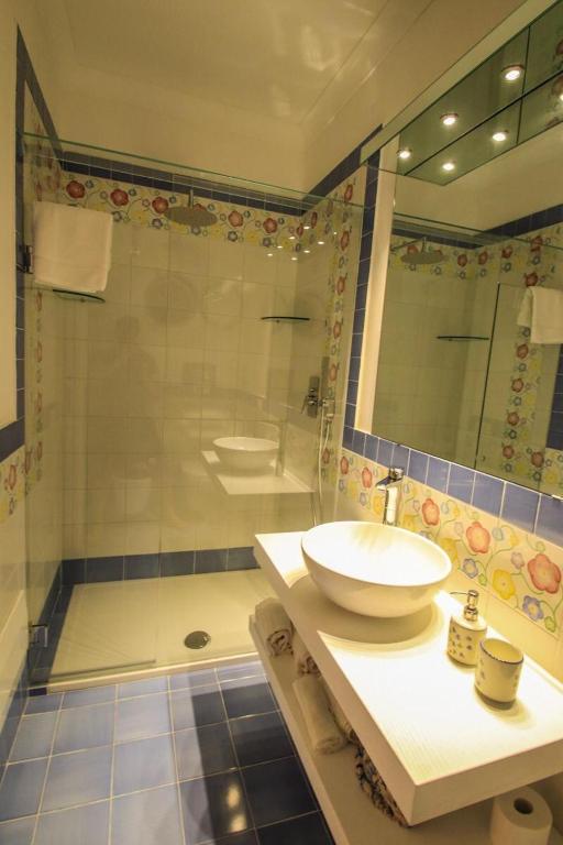 Koupelna v ubytování Casa Pesce