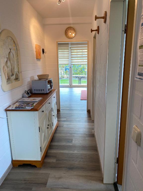 Kuchyň nebo kuchyňský kout v ubytování Appartementhaus Nolting