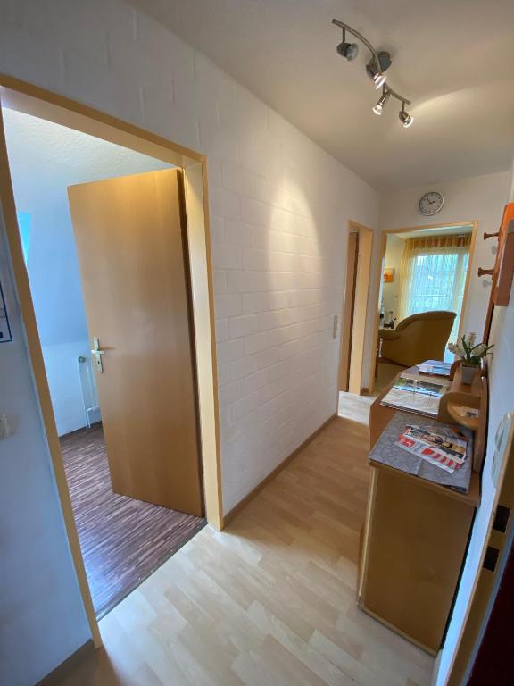 Postel nebo postele na pokoji v ubytování Appartementhaus Nolting
