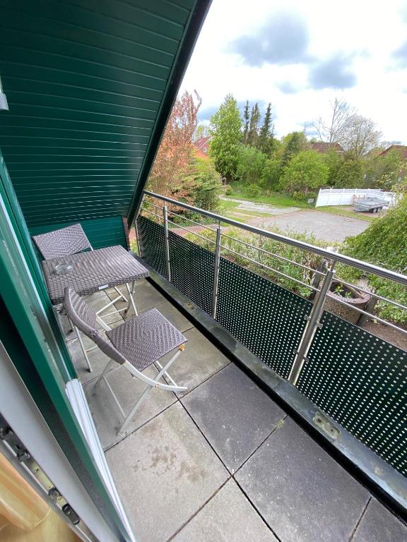 Balkón nebo terasa v ubytování Appartementhaus Nolting