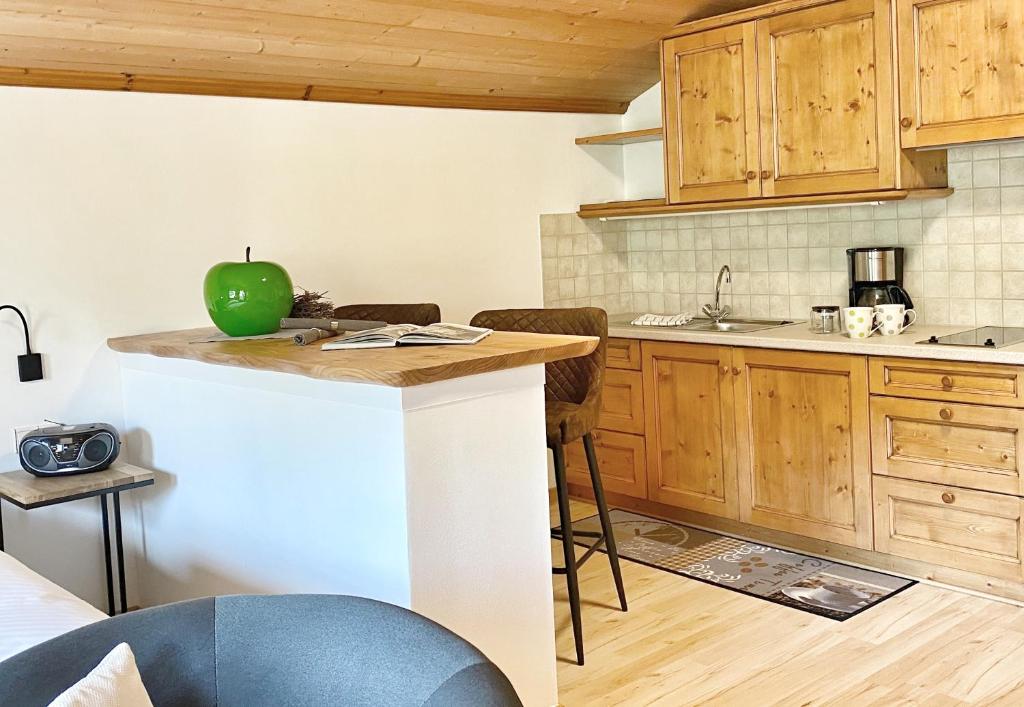 A kitchen or kitchenette at Sonnenresidenz Kastelruth