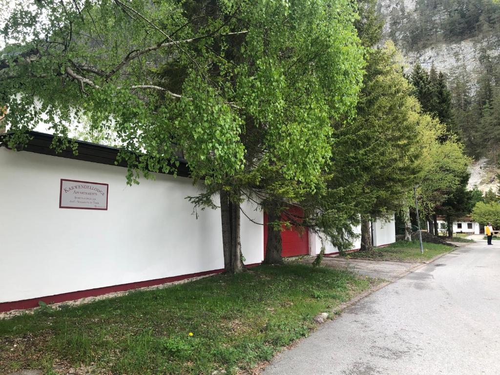 Zahrada ubytování Karwendel-Lodge
