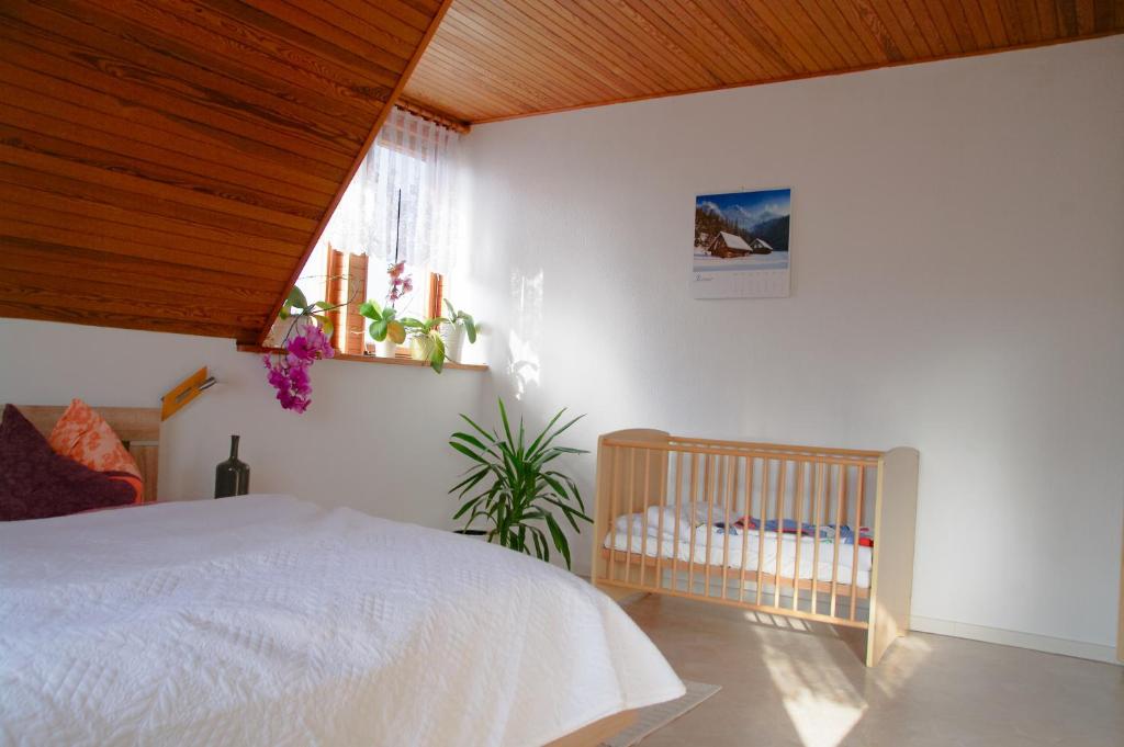 Postel nebo postele na pokoji v ubytování Haus Strandlöper
