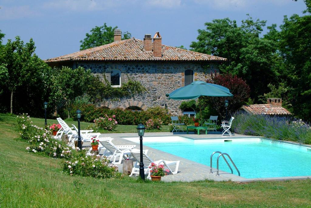 Bazén v ubytovaní Panoramic villa with pool alebo v jeho blízkosti