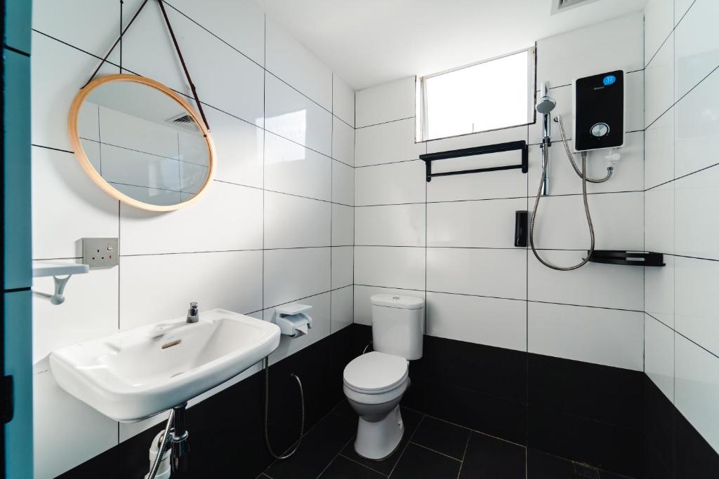 Koupelna v ubytování Perfect Hub Semporna