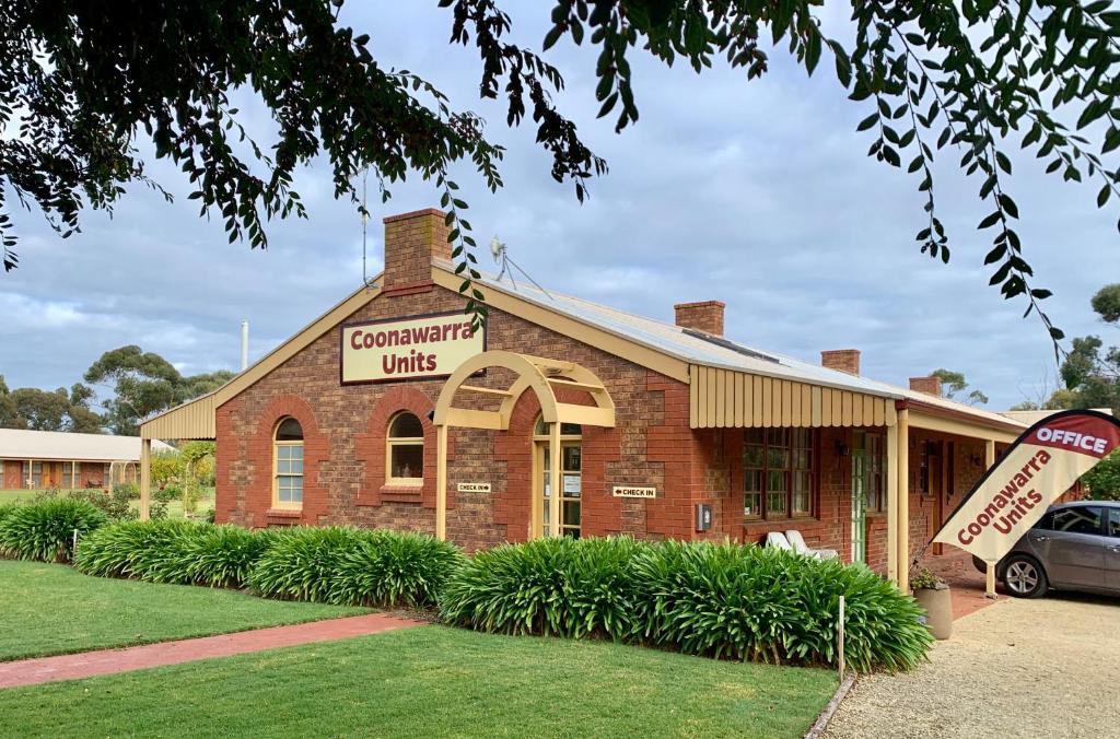 a building with a sign that reads conference units at Coonawarra Units in Coonawarra