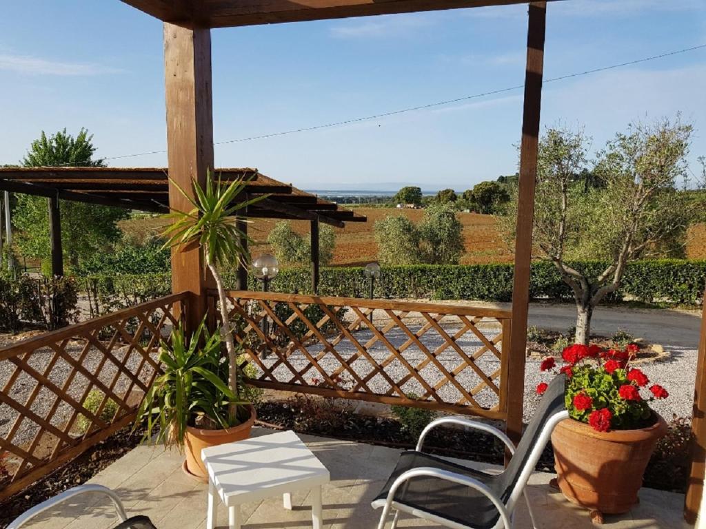 Balkón alebo terasa v ubytovaní Agriturismo Diaccia Botrona