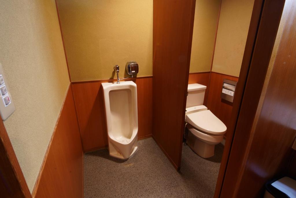 Koupelna v ubytování Tsuruya Ryokan