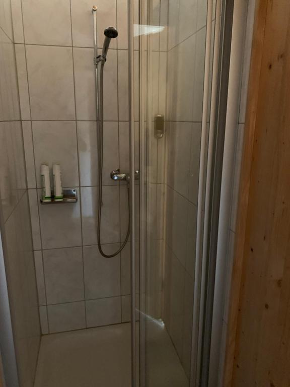 Koupelna v ubytování Hotel Hof und Post