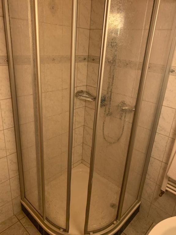 Koupelna v ubytování Hotel Hof und Post