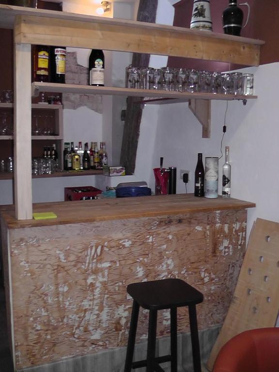 Lounge nebo bar v ubytování Pension Elisabeth am Elberadweg