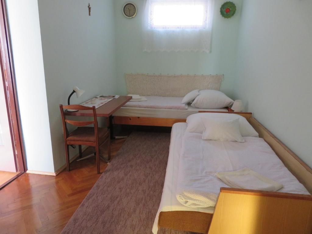 Postel nebo postele na pokoji v ubytování Csányi vendégház