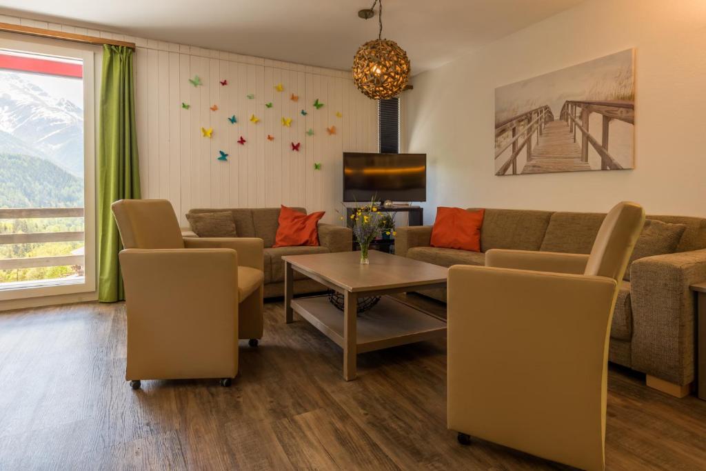 Posezení v ubytování Chalet Ravenstein