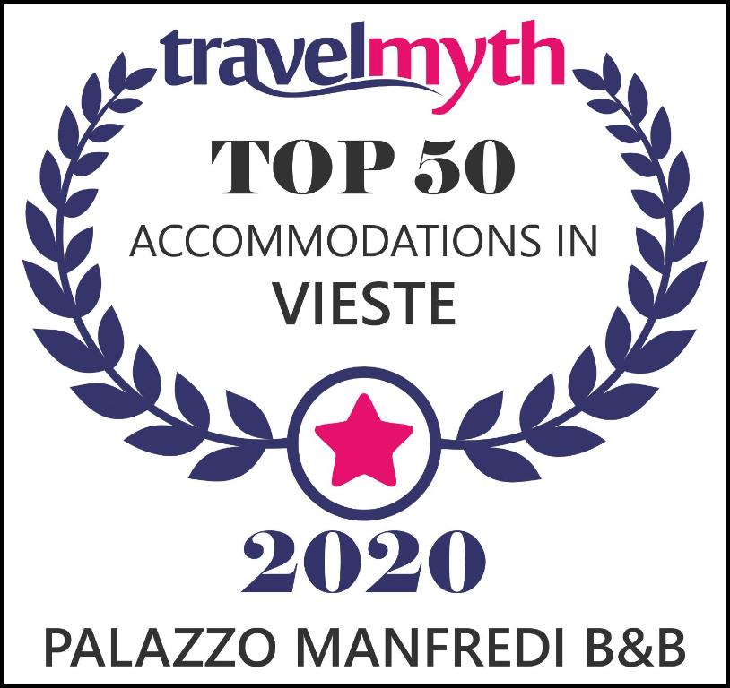 Certifikát, hodnocení, plakát nebo jiný dokument vystavený v ubytování B&B Palazzo Manfredi Vieste, Fronte mare con Parcheggio