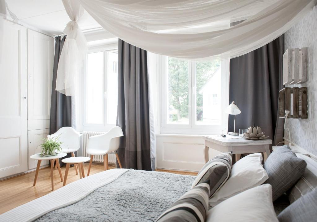 Postel nebo postele na pokoji v ubytování Maison DuBois