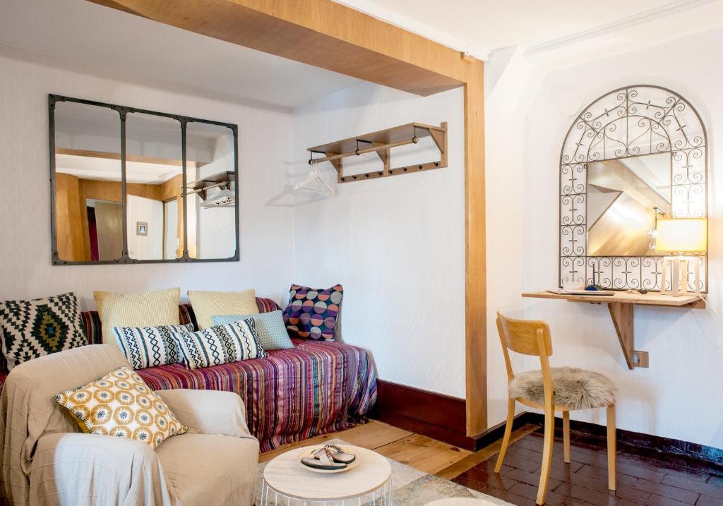 Posezení v ubytování Maison DuBois