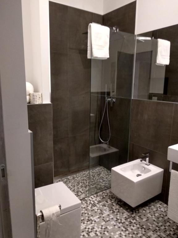 Koupelna v ubytování Dimora Mefite-Camere con Bagno Privato e Self check-in