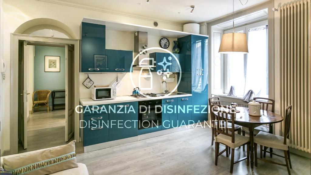 Kuchyňa alebo kuchynka v ubytovaní Italianway-Corso Lodi 9