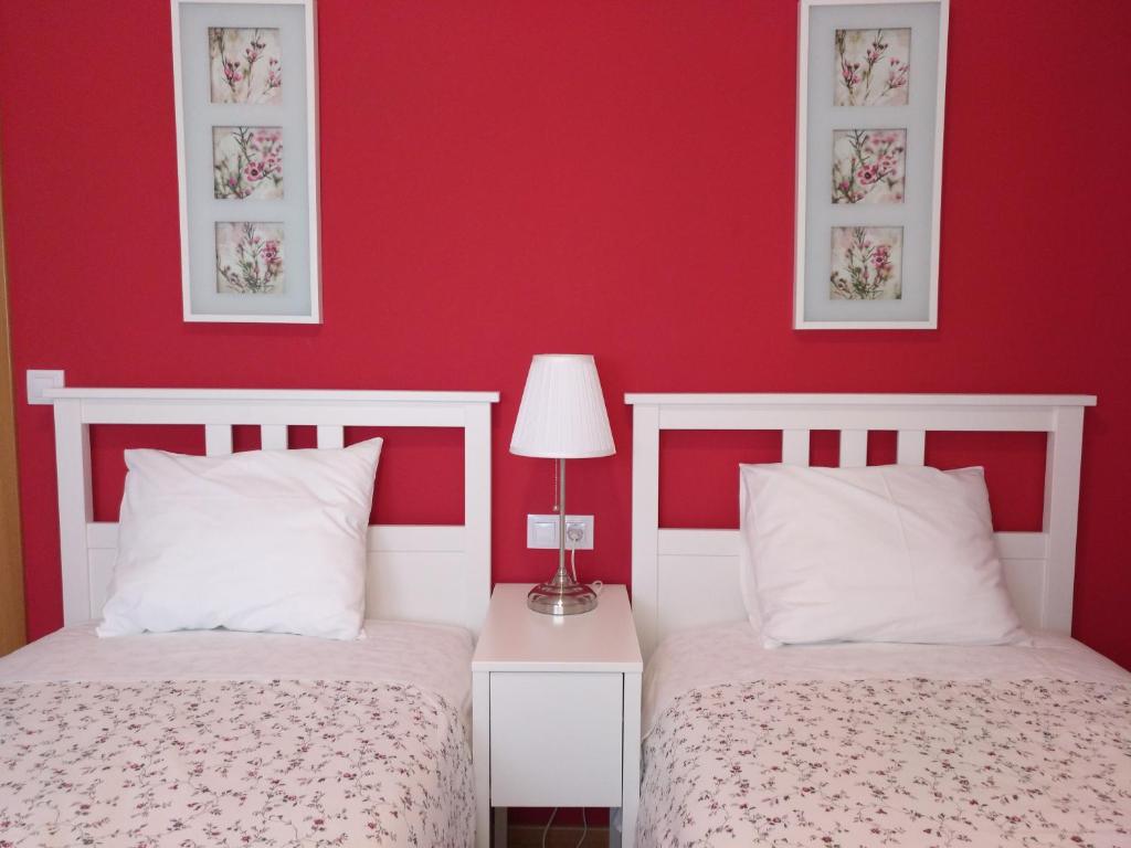 Postel nebo postele na pokoji v ubytování Apartamento Turistico Cigüeña de Arguedas