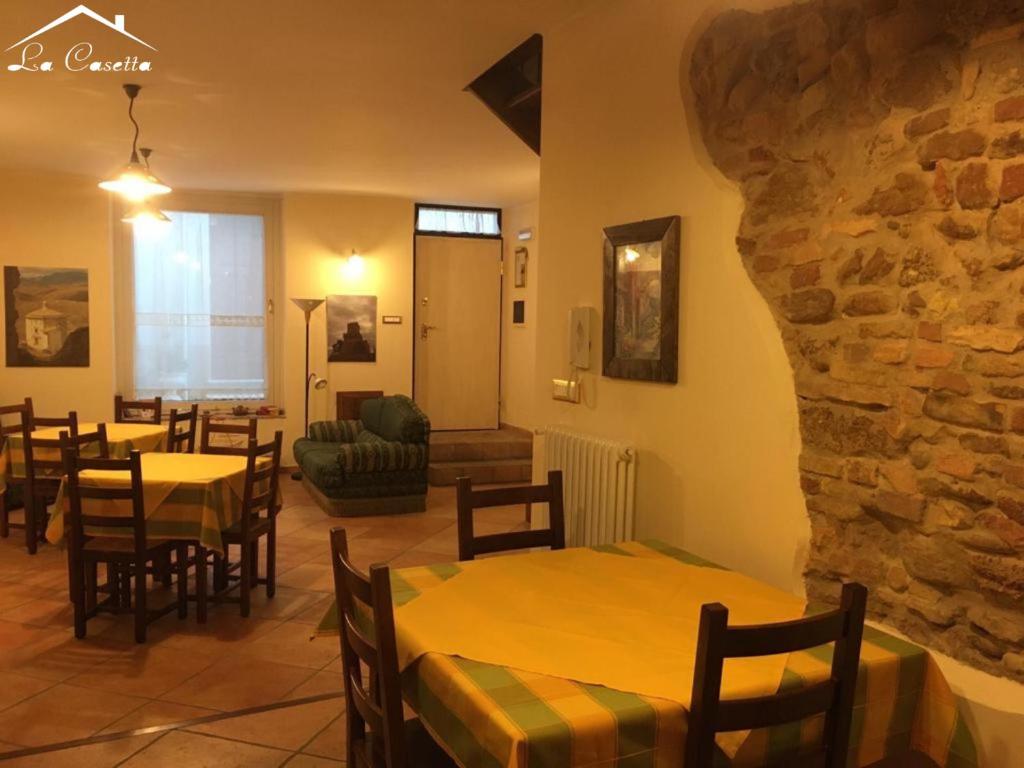 Posezení v ubytování La Casetta Di Atri