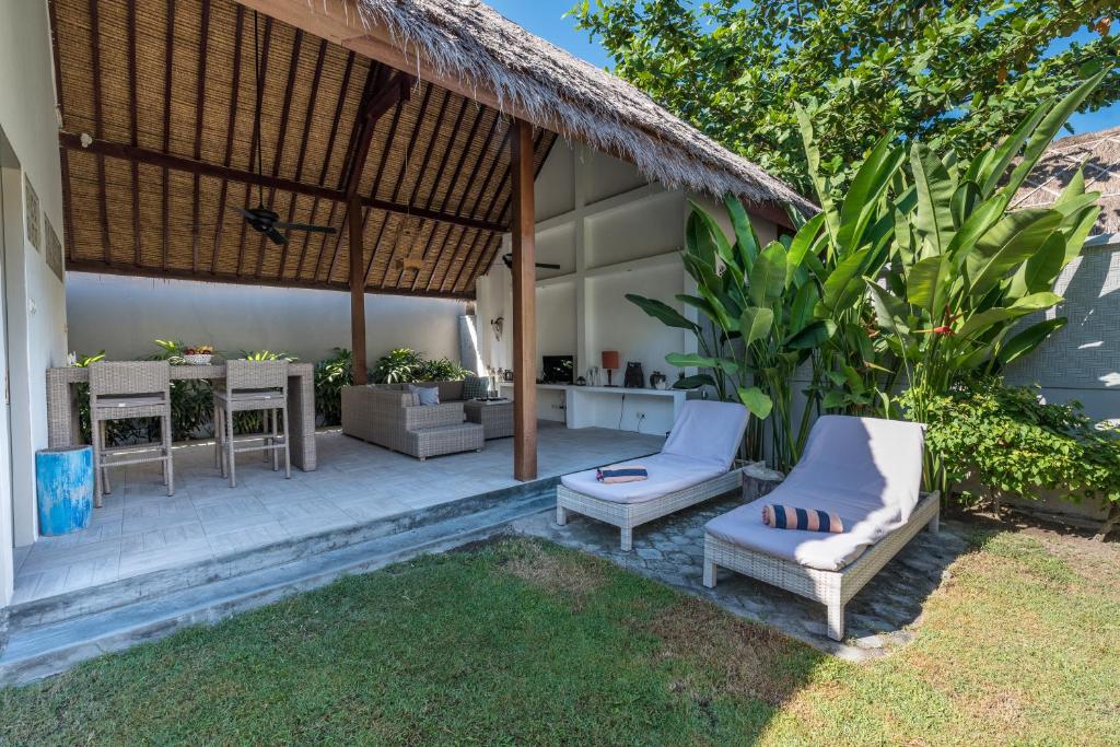 Posezení v ubytování Beach Villas Lombok