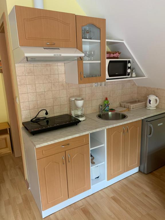 Kuchnia lub aneks kuchenny w obiekcie HolidaySport Haus