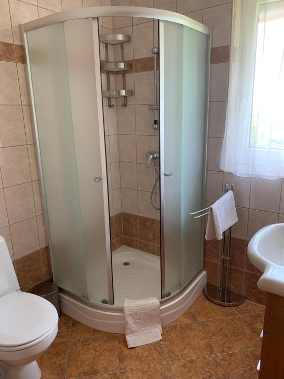 Łazienka w obiekcie HolidaySport Haus