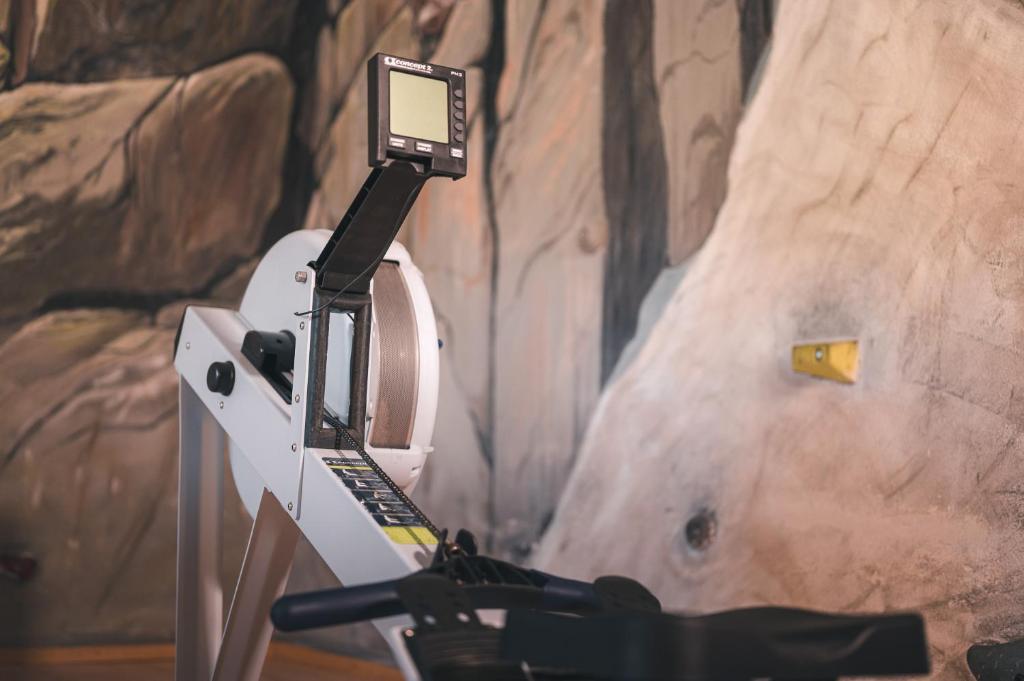 The fitness centre and/or fitness facilities at Hotel Schartner
