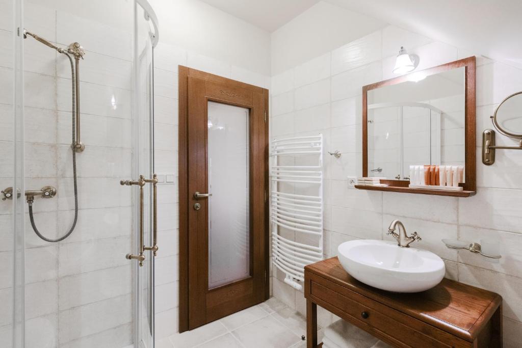 Koupelna v ubytování Resort Sobotín