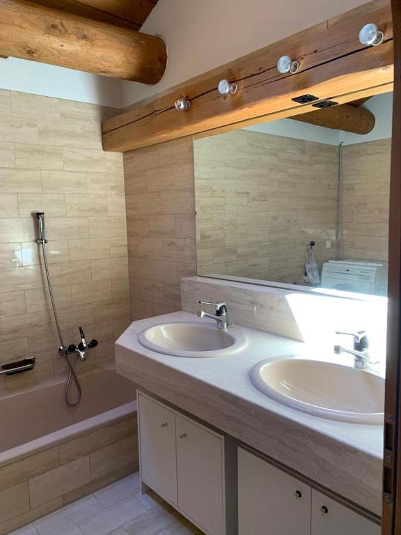Koupelna v ubytování Ferienwohnung Jalet